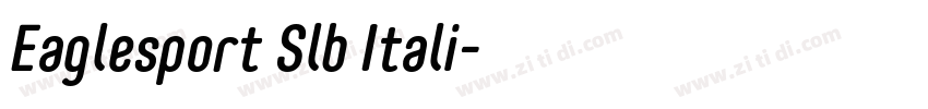 Eaglesport Slb Itali字体转换